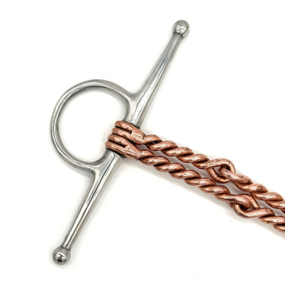 Double Twisted Copper Wire Full Cheek Bit