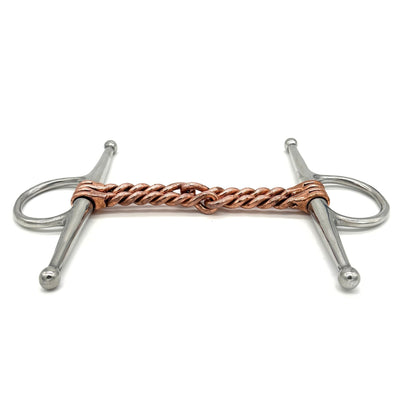 Double Twisted Copper Wire Full Cheek Bit