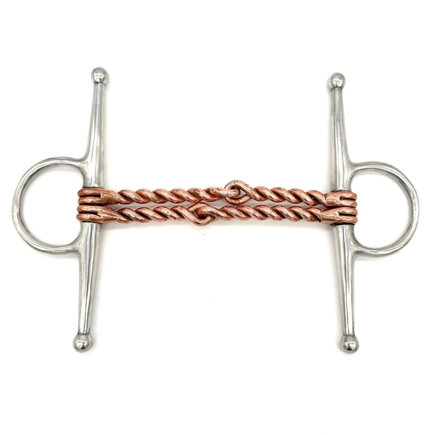 Double Twisted Copper Wire Full Cheek Bit