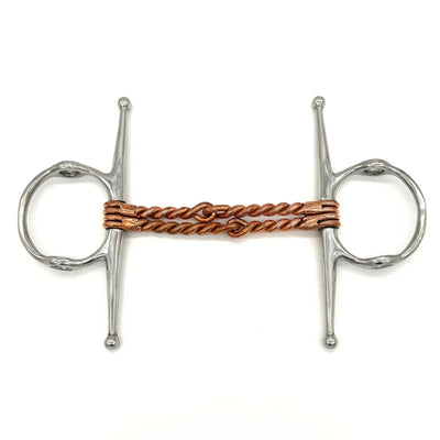 Double Twisted Copper Wire Nelson Gag Bit