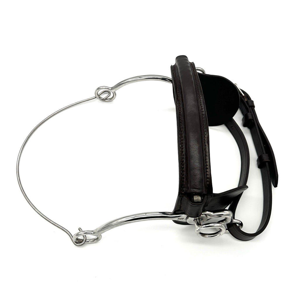Bitless Zaumzeug Braun Hackamore Bitless Für Pferde – Verstellbares Leder- Hackamore, Braun, Englisch/western Western Hackamore Pferd