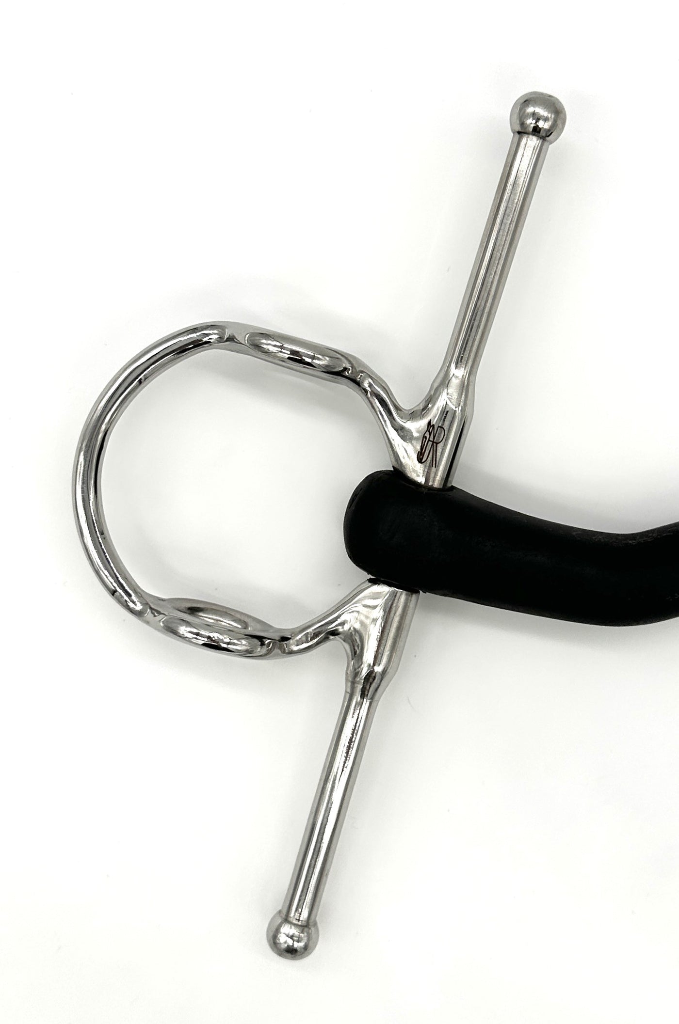 Hard Rubber Medium Port Nelson Gag Bit