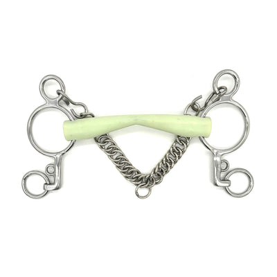 Hexagon Apple Mouth Flexi Mullen Loose Ring Pelham Bit