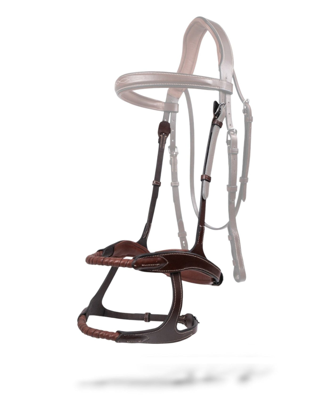 Leather Covered Rope Double Noseband Jumper Collection