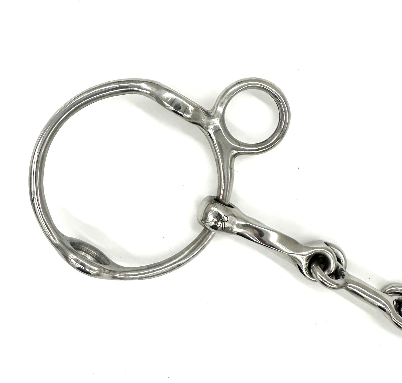 Twisted Locking Dog Bone Curb Gag Bit