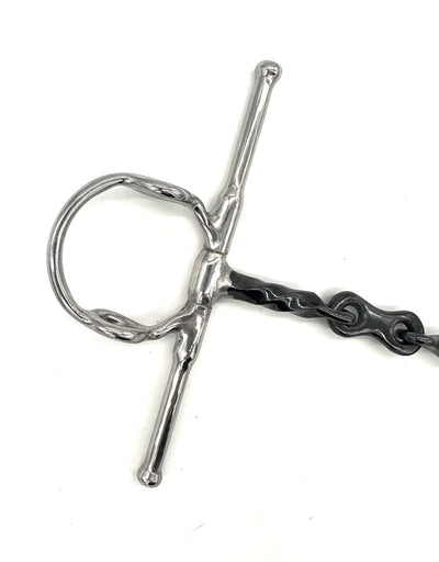 Twisted Sweet Iron Double Jointed Nelson Gag Bit