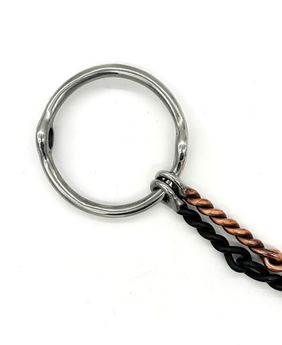 Twisted Copper and Sweet Iron Offset Gag Bit
