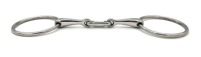 Tapered French Link Double Jointed Loose Ring Bit