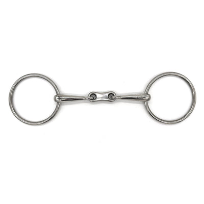 Tapered French Link Double Jointed Loose Ring Bit