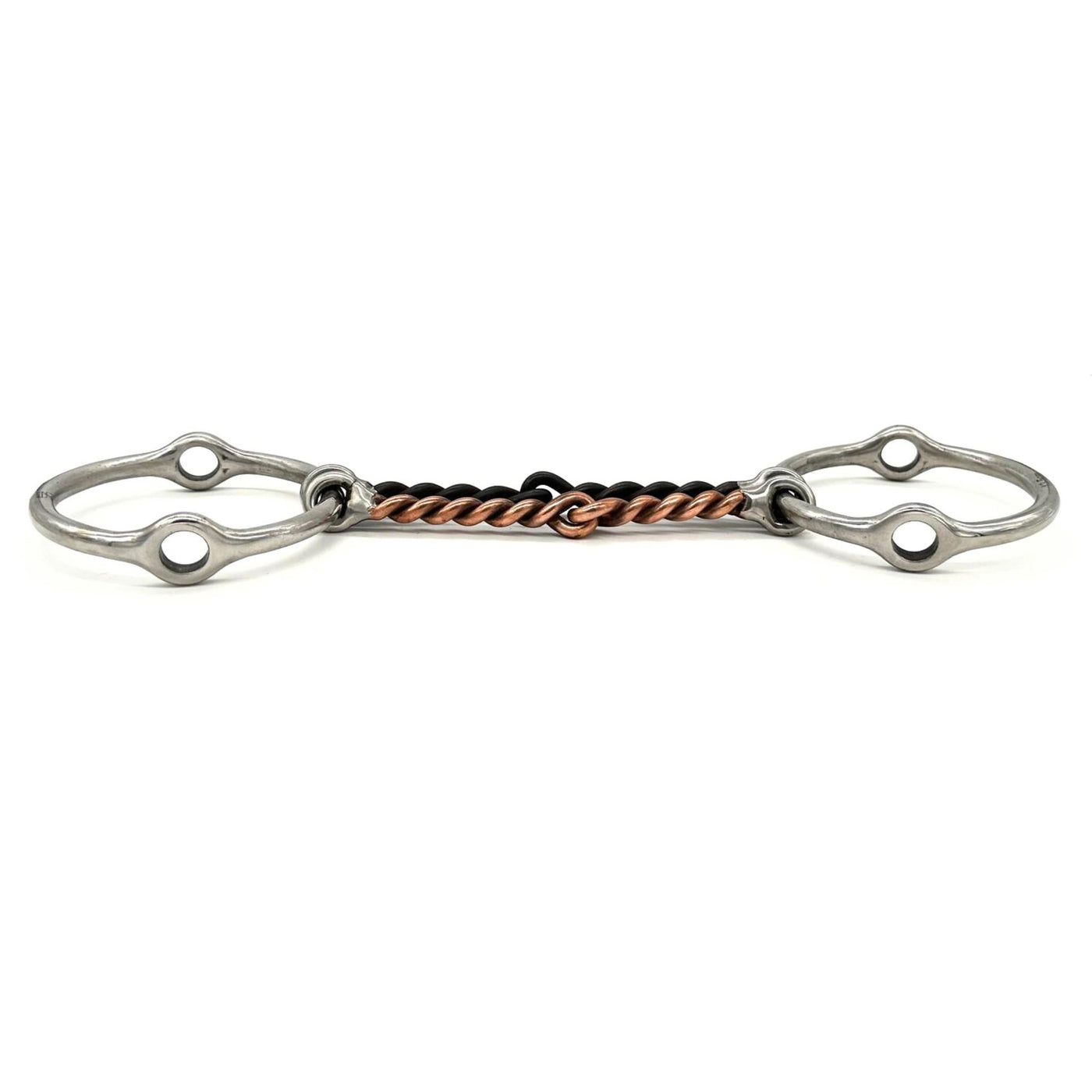 Twisted Copper and Sweet Iron Offset Gag Bit