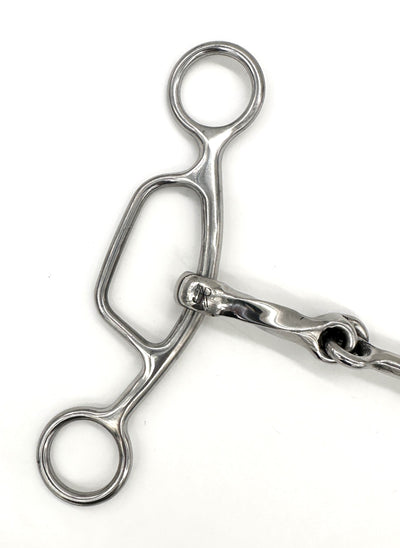 Twisted Locking Dog Bone American Gag Bit