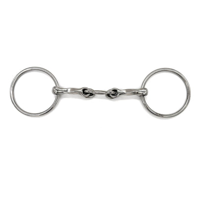 Twisted Locking Dog Bone Loose Ring Bit