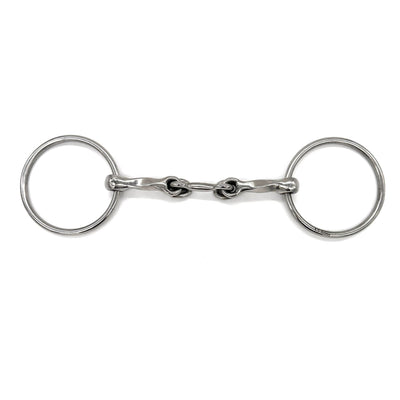 Twisted Locking Dog Bone Loose Ring Bit