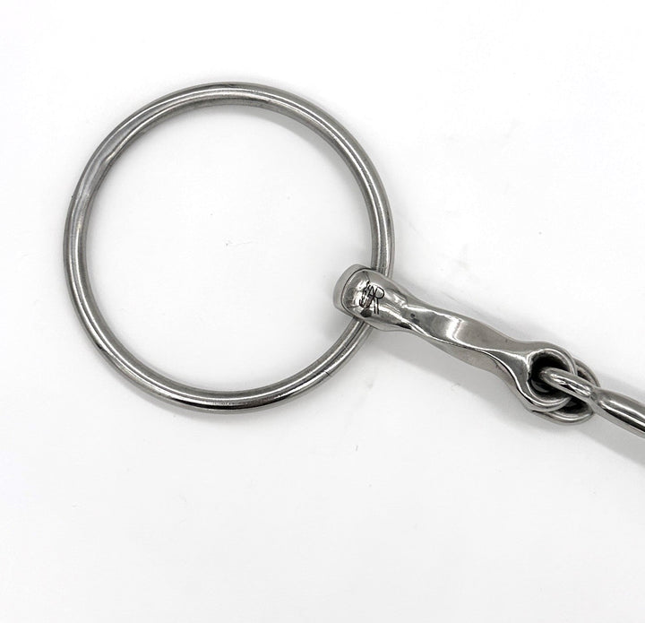 【肘打ち】simply complicated twisted Twisted Locking Dog Bone Loose Ring Bit - AJR Sport