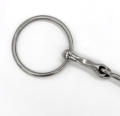 Twisted Locking Dog Bone Loose Ring Bit