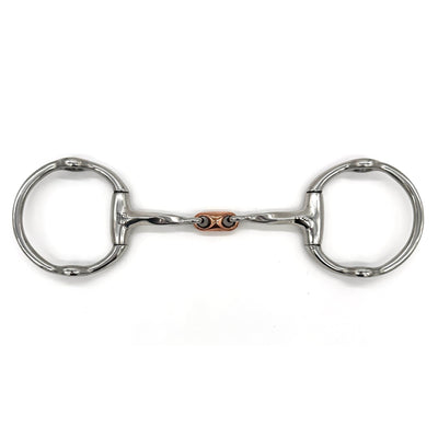 Twisted Gag Bit with Copper French Link