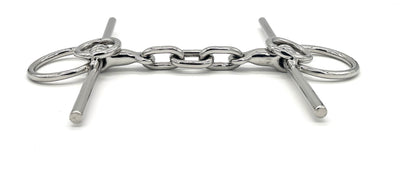 Locking Bar Full Cheek Bit with Triple Chain Link Bit